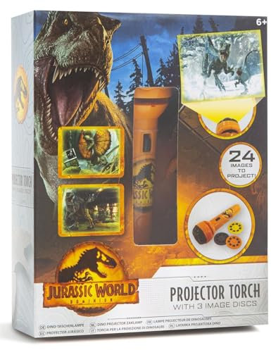 RMS Jurassic World Dominion Projector Torch Movie Scene Action Images for Kids Aged 6+