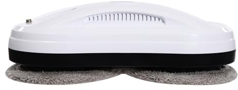 QUIOTUIR Robot Nettoyeur Vitre Robot Lave Vitre 2800Pa Laveur de Vitre Automatique Télécommande Navigation Intelligente avec 10 Tampons Nettoyage pour Nettoyage Vitres Encadrées Maisons, Bureaux