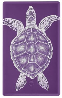 Lavender Turtle Decorative Electrical Outlet Covers Cute Plates for Light switches tapa para interruptor de luz Duplex Outlets