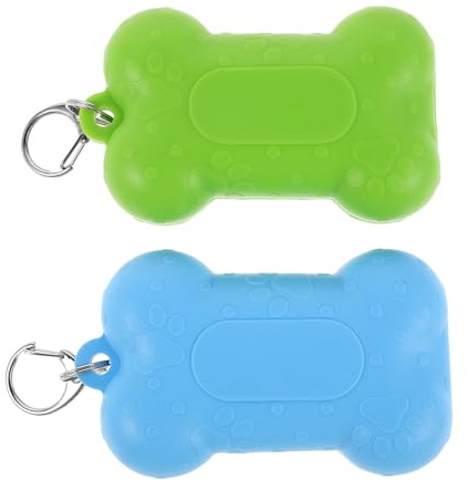 DIYEAH Lot de 2 Pochettes en Silicone pour friandises d'entraînement pour Chien - à friandises avec Clip - Porte-croquettes avec Fermeture magnétique pour Chiots, idéal pour Les promenades et Les