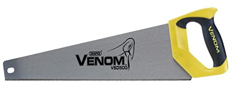 Draper Venom 82195 Second Fix Double Ground Handsaw (500 mm), Yellow