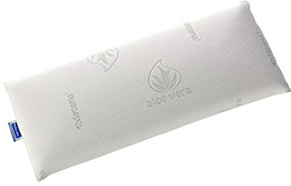 Todocama - Almohada viscoelástica, 90 cm núcleo Compacto. Doble Funda con Cremallera. Tejido Aloe Vera. Termorregulable adaptabilidad al Cuello.