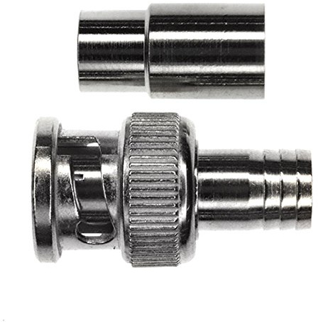 Cinch CP-88-5 BNC Connector Plug, Male Pin 50 Ohm Free Hanging (in-Line) Push On New Lot Quantity-10