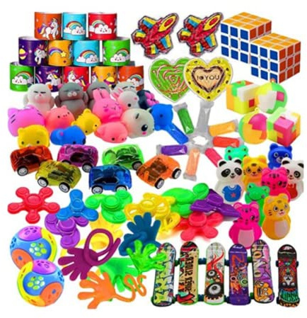 Longsing Bomboniere Giocattolo Giocattolo per Feste 56 PZ Bomboniere Assortimento di Giocattoli per la Festa di Compleanno per Bambini