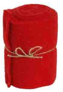 Marzoon 15 x 200 cm Rot Filzband – Dekoband Filz für Basteln, Nähen & Tischdeko – Deko-Momente & Bastelspaß – vielseitig einsetzbar