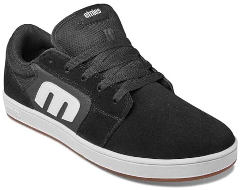 Etnies Cresta Skate-sko för män, Svart vit, 37 EU