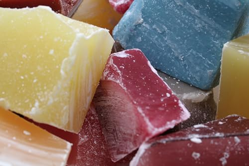 25Kg bunte Wachsreste hochwertiges Paraffinblöcke Farbmix Wachsstücke DIY Kerzen Kerzenwachs Kerzenziehen gießen Kerzen Wachs TR-FLAMES