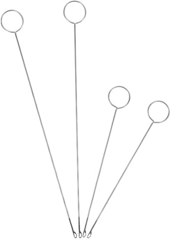 Hohopeti 4 Pezzi Set di Strumenti per Infilare Strumento per Infilare Aghi per Filati Infilatore per Cordoncino Inseritore per Cucire di Filo Strumento per Infilare 2 Misure Incluse