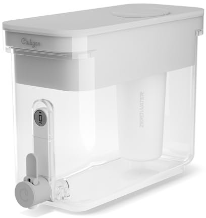 Culligan with ZeroWater Technology 7.6-L Water Filter Dispenser – Includes 5-Stage Advanced Water Filter, Certified to Reduce Lead, Total PFAS (Forever Chemicals), Mercury, Fluoride, and Chlorine