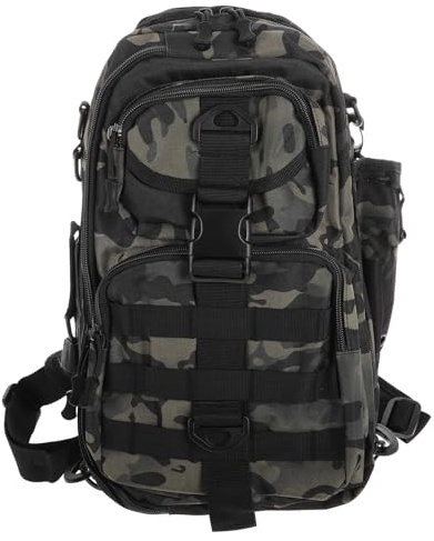 MOBUTOFU Angeltasche Aus Polyester Wasserdichte Tackle Bag Mit Großem Stauraum Für Angelzubehör Und Outdoor-equipment Tragbarer Rucksack Für Angeln Wandern Und Bergsteigen