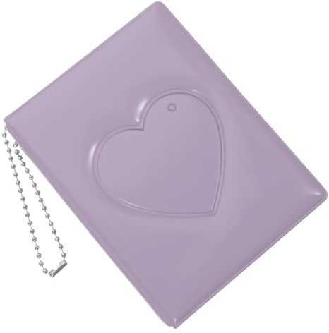 FUTUREORYY Colgante De Álbum De Fotos De Amor Álbum Portafotos Pequeño De Portafotos Forma De Corazón Portátil De Obsequio Para Uso Diario