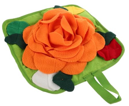 ibasenice Tapis de Fouille pour Lapins Hamsters et Oiseaux Tapis Alimentation Interactif avec Obstacles Ludiques pour Stimuler la Recherche de Nourriture Naturelle