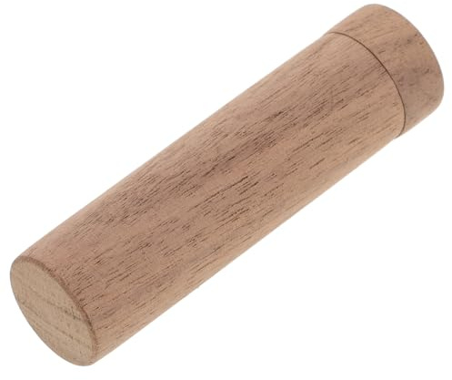 Nasal de aromaterapia de Madera, Tubo vacío para inhalación de aceites Esenciales, lápiz Nasal para Rellenar, 7,50 x 1,90 x 1,90 cm, 1 Unidad