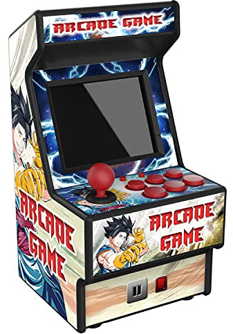 Handheld Game Consoles, Portable Retro Mini Arcade with 156 Classical Video Games Support for Connecting TV, 2.8 Inch Screen, Rechargeable Battery, Gift for Kids and Adult