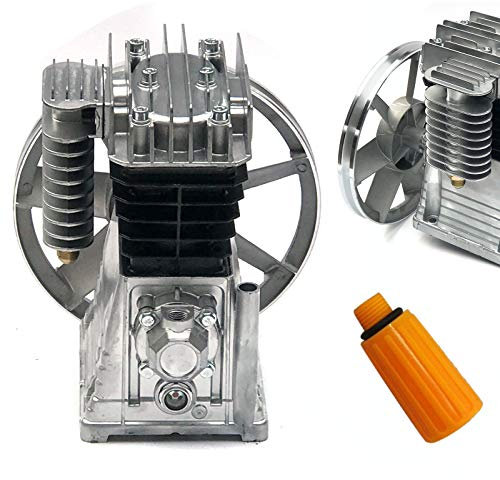 3HP Air Compressor Motor Head With Piston Ring Kit - 2200W Universal Pump Head 250L/min