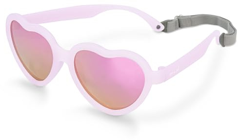 JAN & JUL Toddler Kids Sunglasses UV400 Polarized with Adjustable Strap for Girls and Boys, 100% UV Block