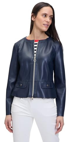 Betty Barclay Damen Kurzblazer mit Reißverschluss 38, dunkelblau
