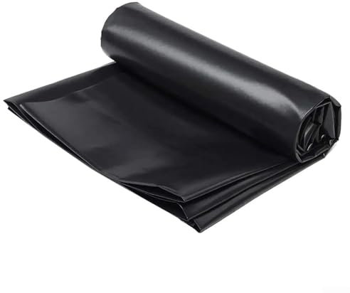 Revestimiento de estanque negro fiable para diseños de jardín aerodinámicos que protege contra sustancias nocivas (2,5 x 2 m)