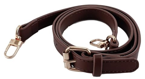 FOSDICK Tracolla per Borsa Donna Regolabile 95-123 cm, Tracolla di Ricambio in Pelle PU, Cinghia Sostituzione Marrone Scuro