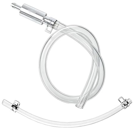 Purgador de Freno Hidráulico, Manguera de Purga Frenos de PVC de 45 cm | Kit Purga Frenos y Clutch con Válvula Unidireccional Antirretorno, para Moto y Coche Hidráulico