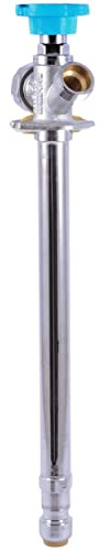 SharkBite 10 Inch Frost Free Sillcock, 1/2 x 3/4 Inch MHT, Push to Connect Brass Plumbing Fitting, PEX Pipe, Copper, CPVC, PE-RT, HDPE, 24629LF