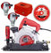 RUBI | Scie Circulaire TC-125 230V 50Hz| Lisse et Précise, Idéale pour les Carreaux de Céramique | Compatible avec les Disques Ø125 ou Ø115 mm | Comprend un disque SUPER-PRO TCR-125 (coupe à sec)