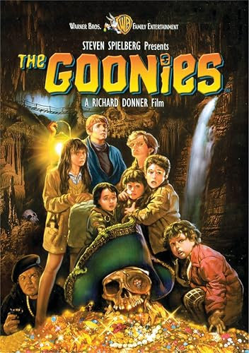 Goonies cult classic 1980's Vintage movie poster 250gsm gloss Wall Art print (A4 210 x 297mm)
