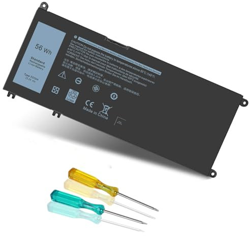 33YDH Laptop Battery Replacement for Dell Inspiron 17 7000 7786 7779 7773 7778 G3 G5 G7 3579 3779 5587 7588 15 7577 Latitude 13 3380 14 349 0 15 3590 3580 99NF2 PVHT1 P72F 81PF3 081PF3 P30E001 56WH