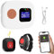 Notrufknopf für Senioren, Senioren Notruf, WiFi Smart Notrufklingel Alert System Mit Digitalanzeige, 1*SOS Notrufknopf,1*Empfänger,1*Senioren Notruf Armband,Hausnotruf für ältere Patienten,Behinderte