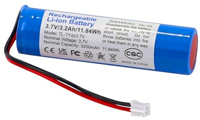 Batterie ricaricabili da 3,7 V 3200 mAh Batteria ricaricabile agli ioni di litio PH2.0 Connettore XH2.54 (1pcs（3200mAh PH2.0）)