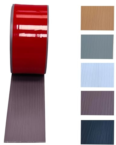 Golv Övergångslist, 5 cm Bred Platt Övergångsremsa med Prägling, Dekorativ Täcklist for Golvspalter(Purple)