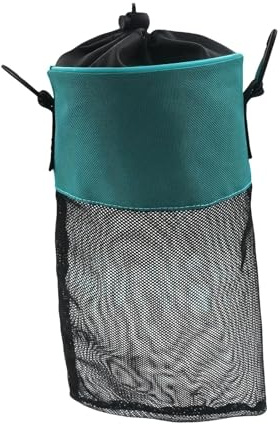 Gralara Borsa per mollette da bucato in rete, porta mollette da bucato, facile da attaccare, organizer per da bucato, borsa portaoggetti per piccoli oggetti, Blu