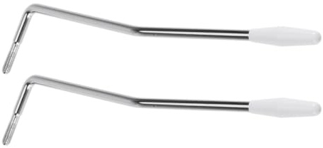 DECHOUS 2 Unidades Brazo de Trémolo para Guitarra Eléctrica de Metal Plata, Fácil Instalación y Diseño Moderno para Sistema de Trémolo Confiable y Elegante