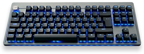 Mountain Everest Core RGB Gaming Keyboard mit hot-swappable Cherry MX Red Switches - DE ISO - Gunmetal Gray