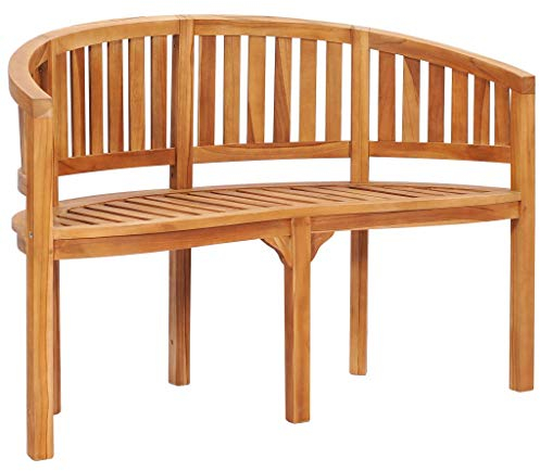 CBLDF Banana, panca in legno massello di teak, 120 cm