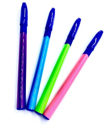 Minis Kreativ 4er Set Fineliner blau (Strichstärke 0,3 mm) Ultra Glide Ball Pen + Stifteschale