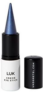 UND GRETEL Naturkosmetik LUK Cream Eye Stick – Shimmer Eye Shadow Stick – Pflegend, hochpigmentiert, natürlich und zertifiziert - Farbe Sapphire 02