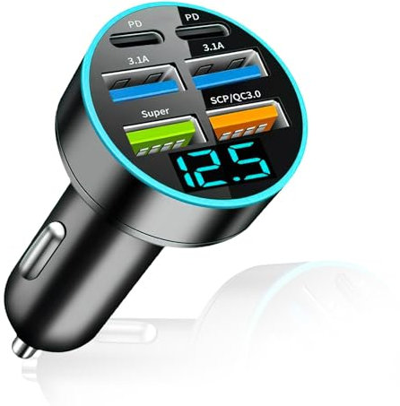 Accendisigari Usb Veloce Da 66w, Trasmettitore Bluetooth Per Auto Caricatore Auto Usb C Pd & Qc 3.0, Compatibile Con 14/13/12, Type-c S23, Android E Altri Dispositivi