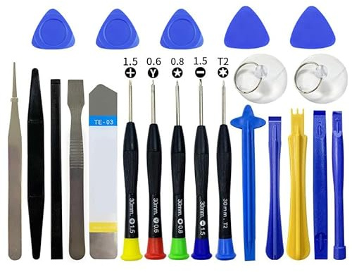 NUIGUBF 22 Outils électroniques Professionnels, adaptés à l'ouverture des téléphones Portables, des tablettes pour remplacer l'écran, la Batterie et d'autres Kits de réparation multifonctionnels (A)