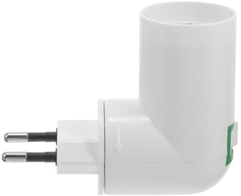 WOONEKY Adaptador con Interruptor Soporte de Bombilla Giratorio para Bombillas LED para Hogar y Oficina Compatible