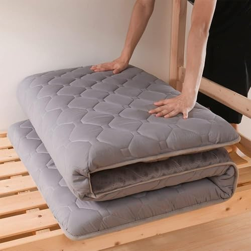 MZBDYYF Matelas futon japonais amélioré, tatami pour lit simple/double/grand lit/king size, matelas de sol pliable, matelas portable de voyage et de camping