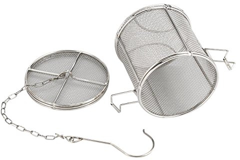 Fdit en Acier Inoxydable à épices assaisonnement Passoire Boule à Thé Passoire à Soupe Assaisonnements Séparation Panier à épices Filtre Ustensiles de Cuisine 10 * 10cm