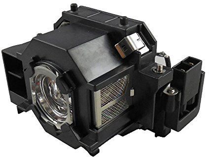 Supermait EP41 Lámpara Bulbo Bombilla de repuesto para proyector con carcasa Compatible con Elplp41 Compatible con PowerLite 77c PowerLite 78 PowerLite S5 PowerLite S6 PowerLite W6 EX21 EX30 EX50