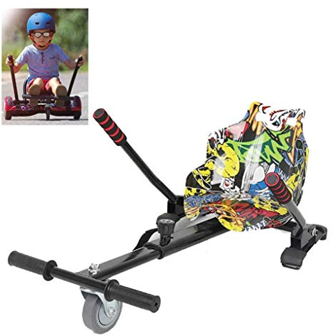 RONGJJ Hoverboard, Hoverboard Suspensión Hoverboard Asiento Autoequilibrado Soporte para Automóvil Compatible con Classic 6.5 Pulgadas