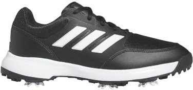 adidas Women's Tech Response 3.0 Golf Shoes, Core Black/Footwear White/Silver Metallic, 6.5