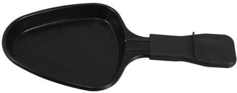 ABOOFAN Mini Raclette Grill Pan Cheese Melt Pan Small Stone Indoor Barbecue Oven Portable Meat Griddle Set and Spatula for Household