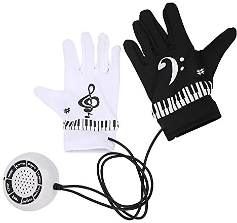 Elektroniska Pianohandskar, Simulera 8 Musikinstrument Musikleksak med Högtalare för Barn Vuxna