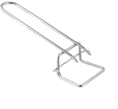 Pince de levage pour grille de barbecue avec poignée amovible en métal pour barbecue en plein air 50,8 cm