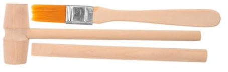 Garneck Juguetes Herramientas De Excavación Kit De Herramientas para Pequeños Incluye Martillo De Madera De Juguete Cincel De y Cepillo De Excavación Pequeño para Aprender Excavar De