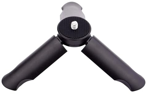 Compact and Lightweight Mini Tripod for Portable Cameras, Ideal for Tabletop and Desktop Use with Stable Support (Black)
